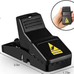 Black Mouse Trap Compact ABS Plastic Pets Control