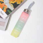 3-Picce Gradient Water Bottles Set for Gym Office All Use