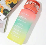 3-Picce Gradient Water Bottles Set for Gym Office All Use