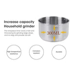 Electric Spice Grinder Stainless Steel Kitchen Use